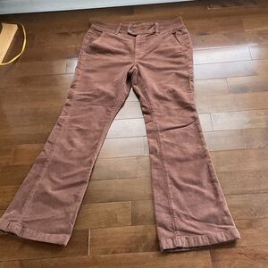 American Eagle Outfitters High Rise Brown Corduroy Jeans